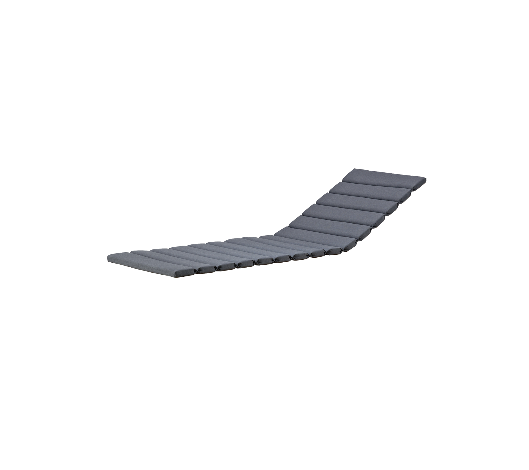 Ein schlanker, moderner Sessel mit wellenförmigem Design und einer strukturierten Oberfläche in einer stylischen dunklen Farbe.