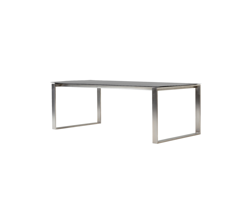 Edge Tisch m/Einlegeplatten, 210 x 100 cm (330 x 100 cm)