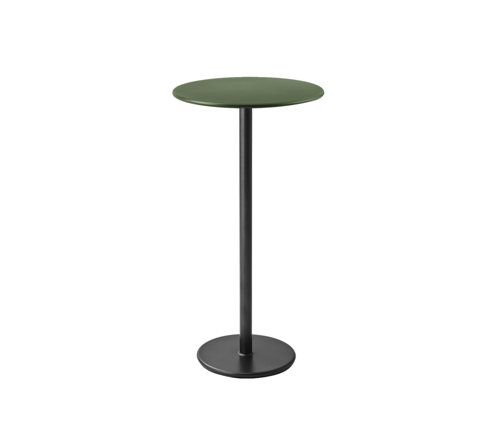 Moderne grüne Tisch mit einem eleganten Design.