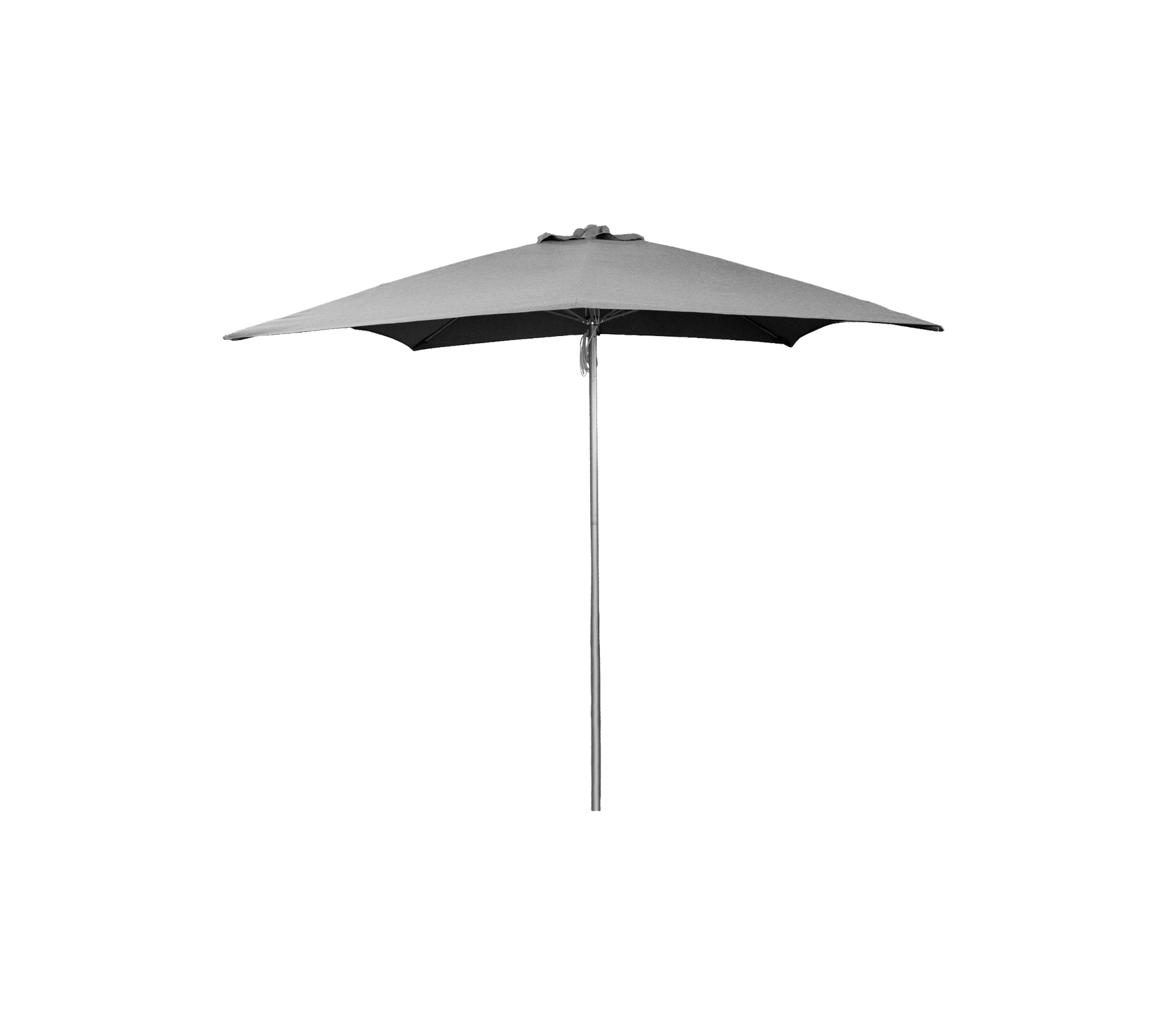 Shadow parasol m/Seilzug, 3x3 m