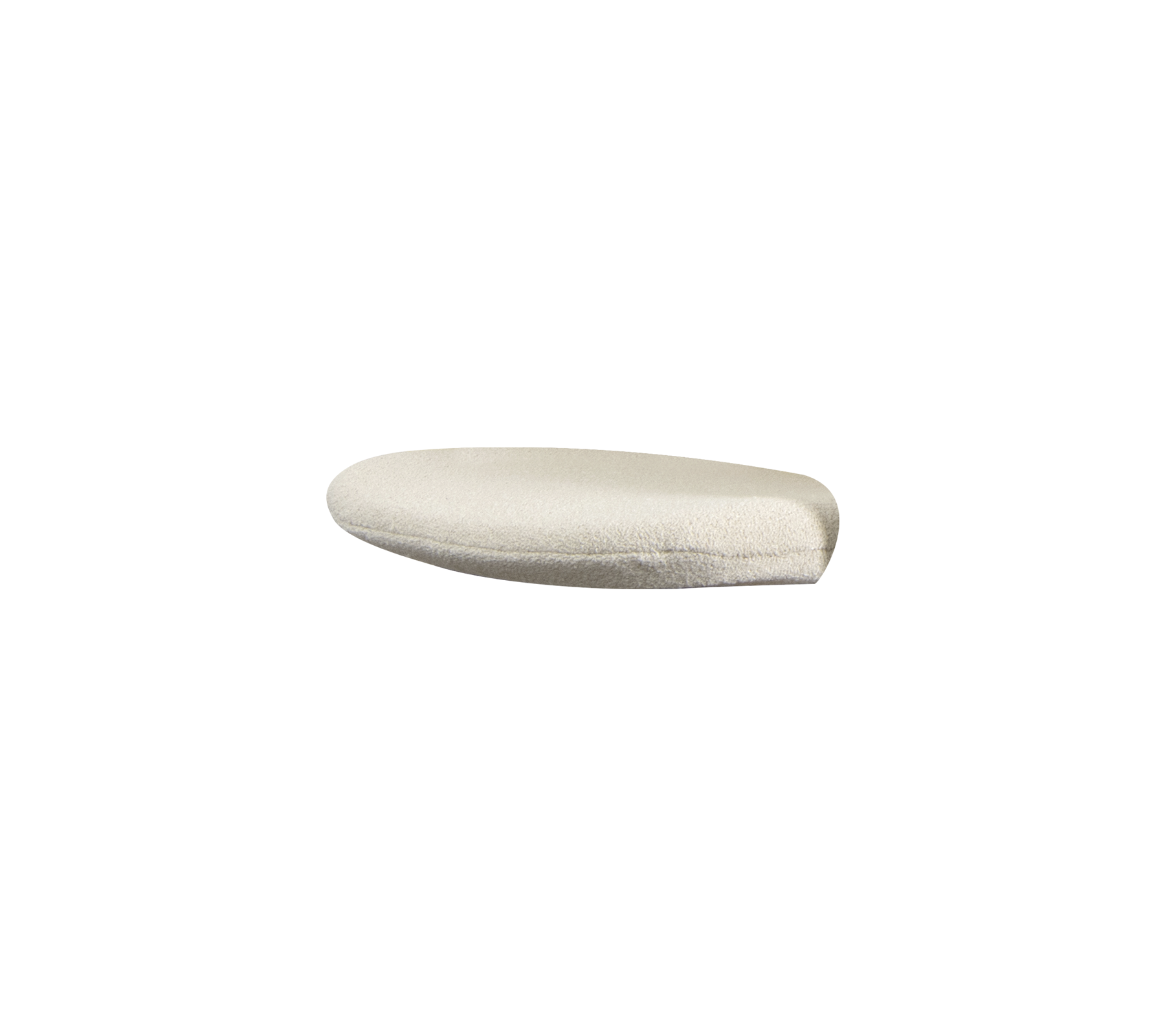 Weiches, längliches weißes Kissen, das für Komfort und Unterstützung sorgt. Ideal für verschiedene Anwendungen.
