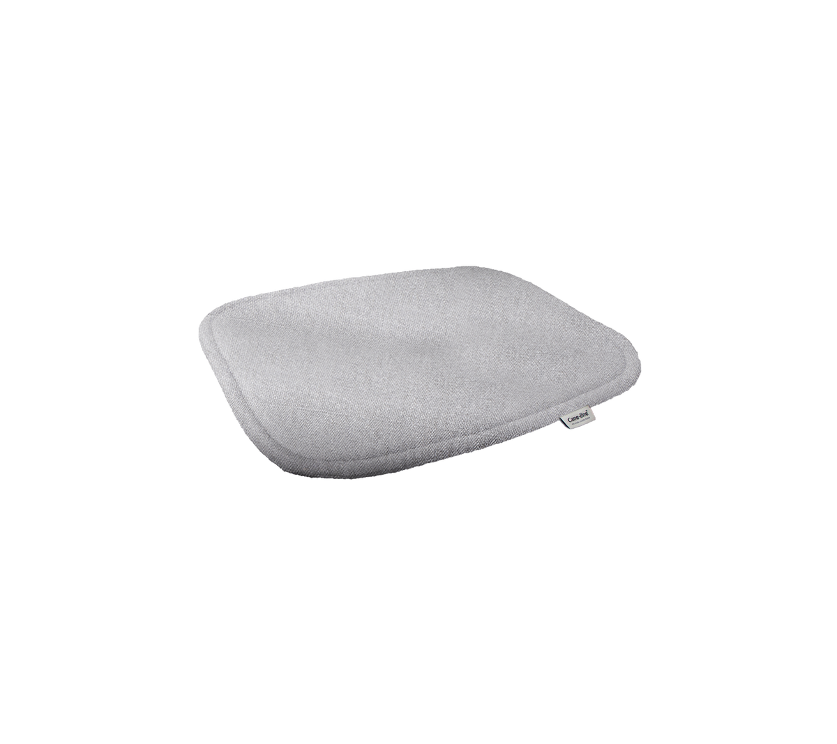 Grau Kissen mit einer glatten Textur, entworfen für Komfort und Unterstützung in verschiedenen Sitzanordnungen.