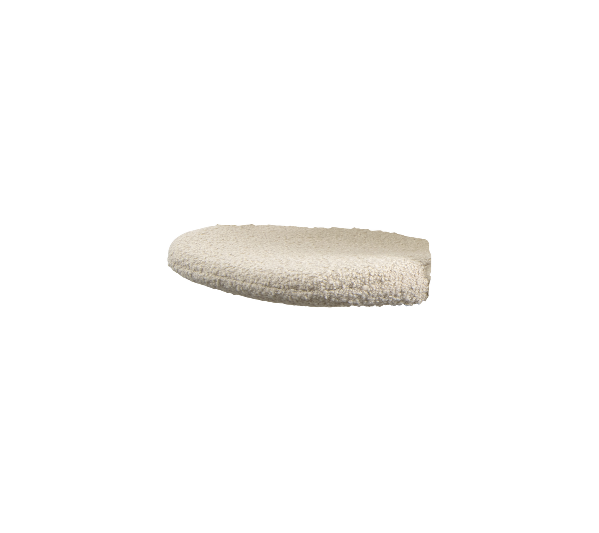 Leicht strukturierte, ovalförmige Oberfläche in einer neutralen Farbe, entworfen für eine Vielzahl von Anwendungen. Ideal zur Verbesserung der Ästhetik.