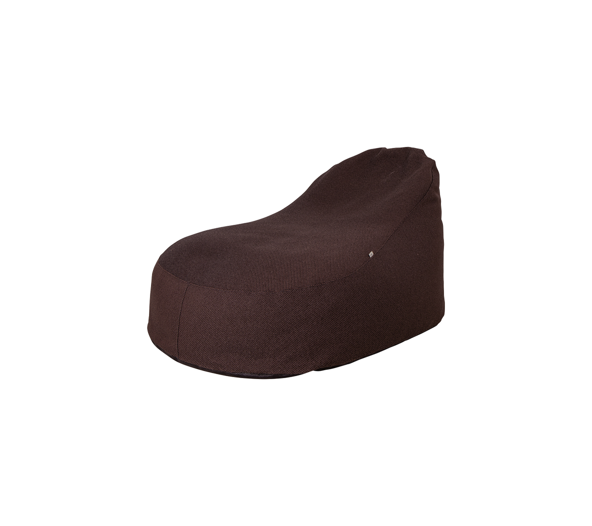 Stylischer brauner Sitzsack mit modernem, glattem Design, perfekt zum Entspannen und Relaxen.