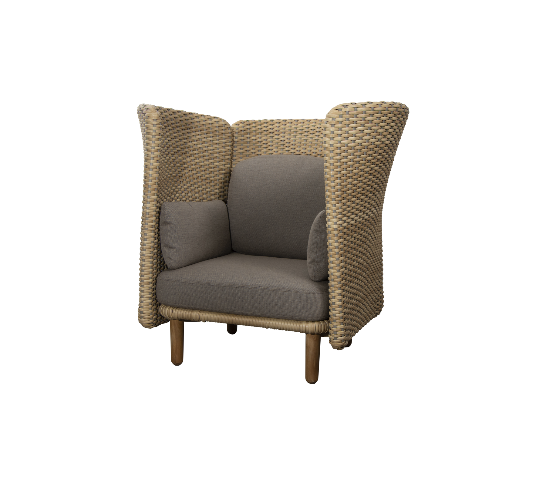 Arch Lounge Chair m/ hoher Armlehne/Rückenlehne