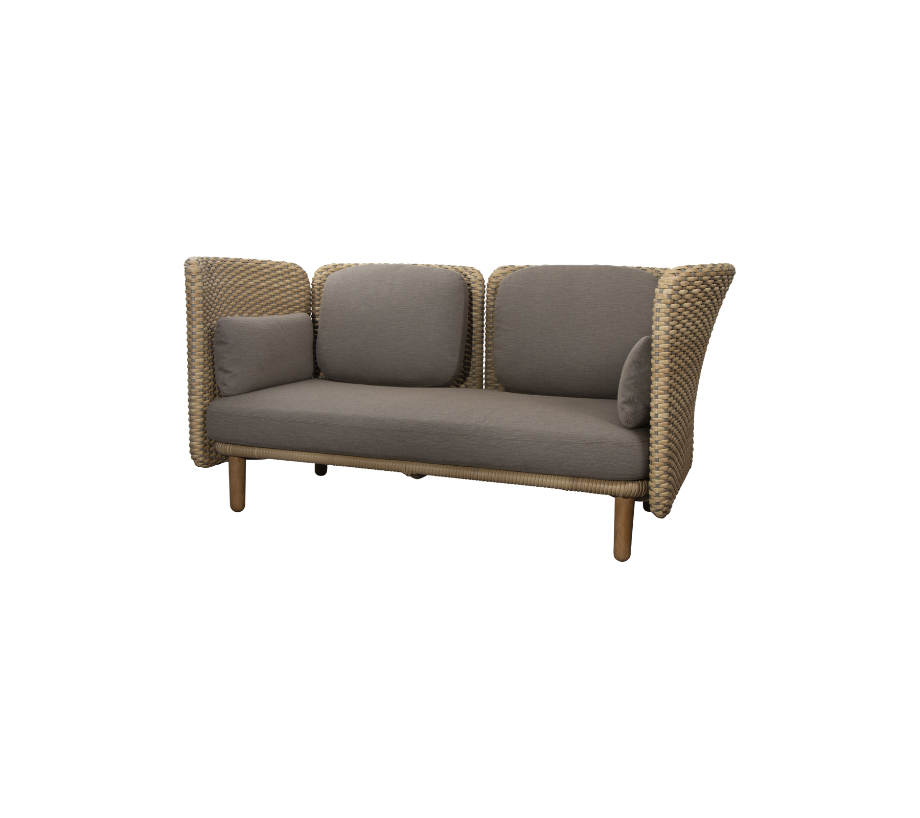 Arch 2-Sitzer Sofa m/ niedrige Armlehne/Rückenlehne (6)