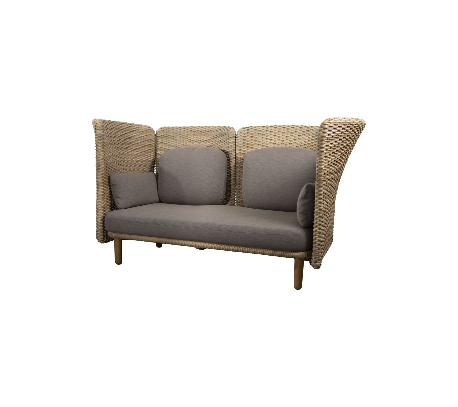 Arch 2-Sitzer Sofa m/ hohe Arm-/Rückenlehne (7)
