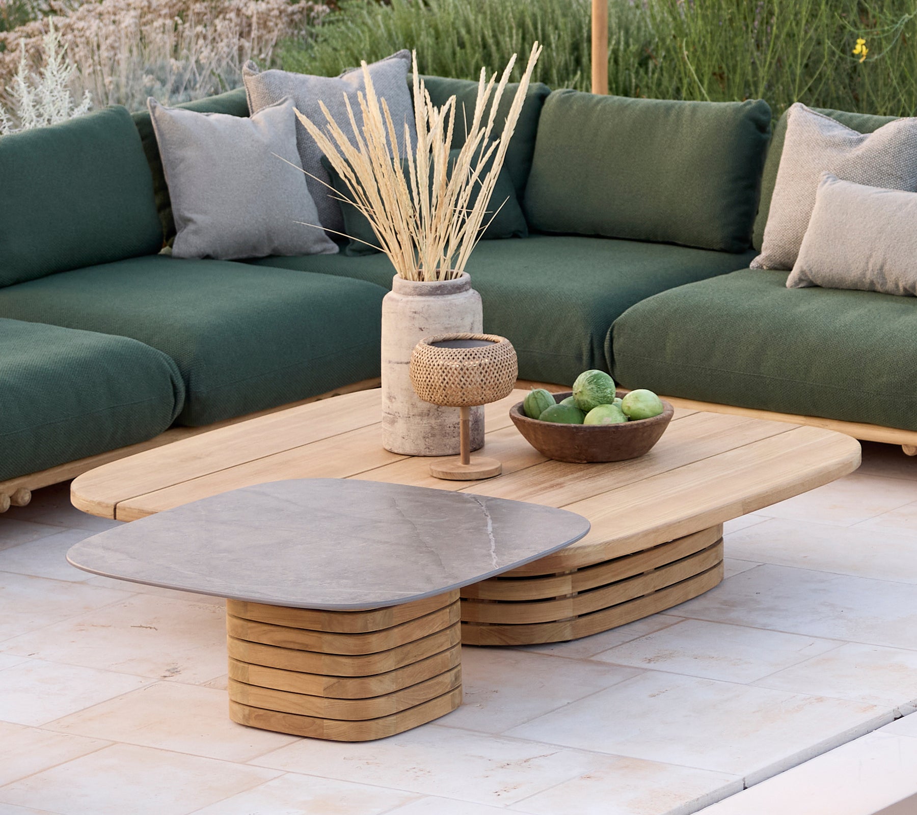 Cane-line klein Mellow Couchtisch, quadratisch