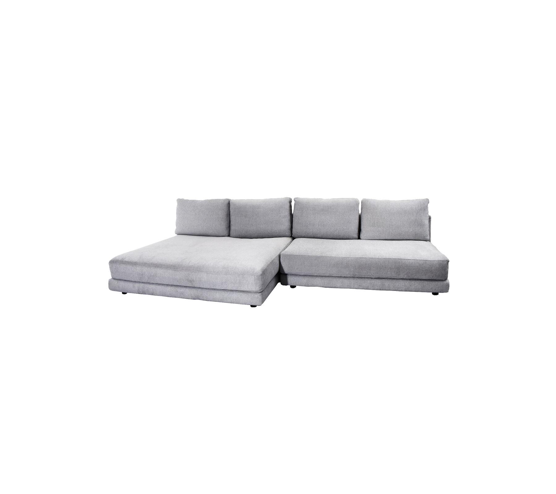 Scale 2-Sitzer Sofa m/dobbeltes Daybed, Rechts